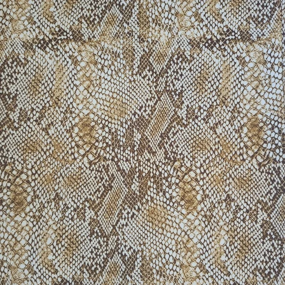 Aritzia Babaton Patricio Dress Wmn 4 Snake Python Print Short Sleeve Mini Shift - Picture 9 of 15